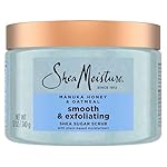 SheaMoisture Shea Sugar Body Scrub Manuka Honey Oatmeal for smooth & exfoliating Smooth and Exfoliating Body scrub with 24h shea moisture nutrients 12 oz