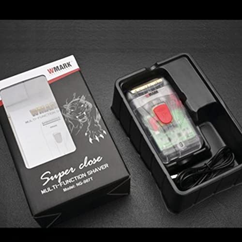 Maquina De Cabelo Shaver Wmark NG987 Transparente Barbeador