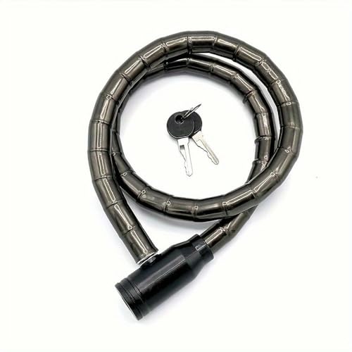 Candado antirrobo para Bicicleta de Alta Resistencia ZBDZSW, portátil, Resistente al Agua y al Polvo, con núcleo de latón y aleación de Acero, Cubierta de Piel sintética de PVC, Ideal