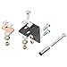 Universal 5th Wheel Installation Kit for Full-Size Trucks – Compatible with Reese 5th Wheel Trailer Hitches #30035 & #58058 – 10-Bolt Design with Mounting Hardware and Brackets