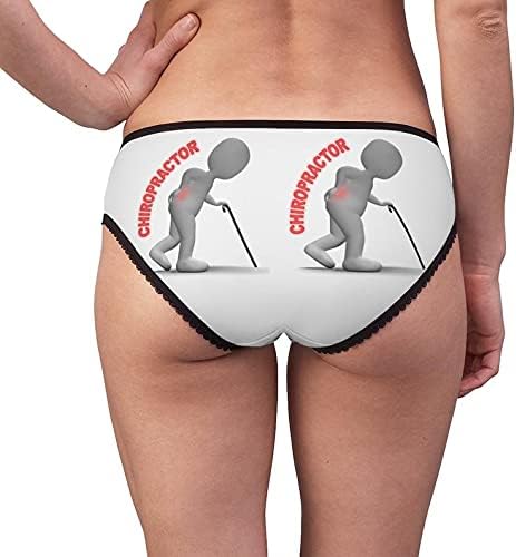 Back Chiropractor Panties, Back Chiropractor Underwear, Briefs, Cotton Briefs, Funny Underwear, Panties For Women