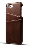 Leather iphone case for Iphone 7 Plus Wallet Phone Case | Ultra-Slim Leather Credit Card Holder | Mobile Phone Case | Phone Cover | For Girls | Boys| Men