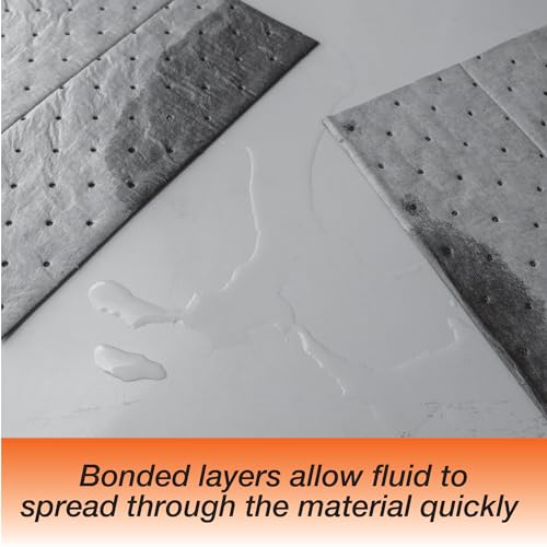 Generic UAP1666 Heavyweight Universal Oil Absorbing Pads (Gray) 10 Inch X13 Inch thumb #4