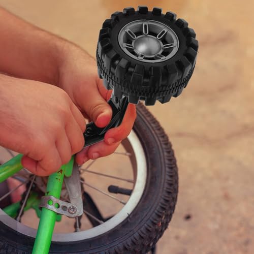 Ruedas de Entrenamiento para Bicicleta INOOMP de 12 Pulgadas, Negro, Estabilizadores Auxiliares para Equilibrio y Seguridad miniatura 5