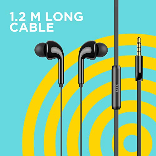 Image of FLiX (Beetel Tone 210 Wired in Ear Earphones with Mic (Black)