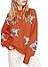Sweaters for Womens Causal Crewneck Batwing Sleeve Knit Tops Side Split Oversized Fall Fashion Pullover Sweater Loose Jumper