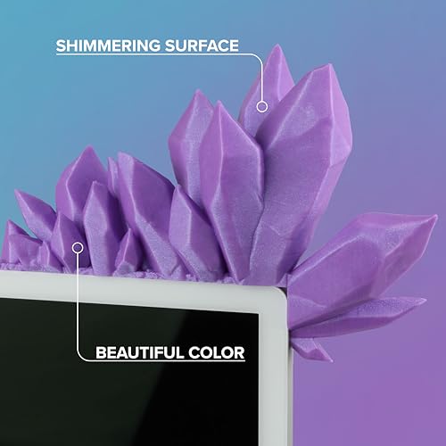Image of Polymaker Panchroma Celestial PLA Filament 1.75mm for 3D Printer, Purple | Neatly Wound Glitter PLA for Easy Print & Smooth Feeding, Compatible with Bambu Lab & Most 3D Printers