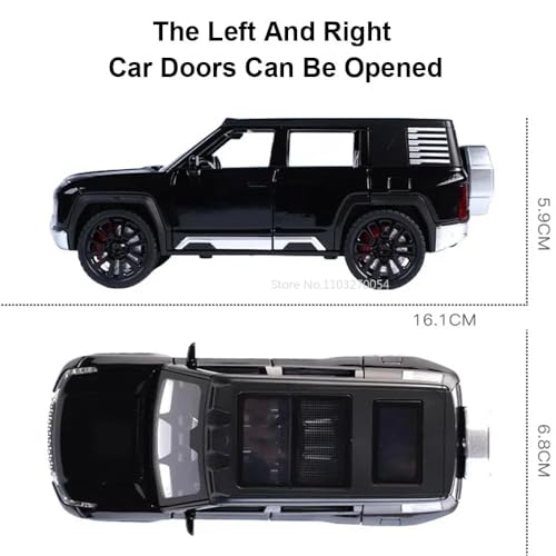 Image of Sky Tech BYD Looking up at U8 1:32 Scale Model Car Exclusive Alloy Metal Pull Back Die-cast Car Metal Pullback Toy car with Openable Doors & Light Music Best Gifts Toys Kids【Colors as Per Stock】