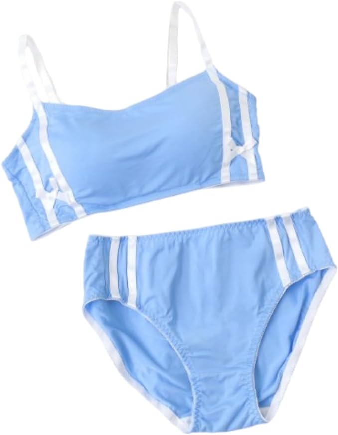 - Liliane Ciel Side Line Underwear Sports Bra Top and Bottom Set, Innerwear, Shorts, Undergarment, Sports Bra, Girly, Cute, Women's, Ladies