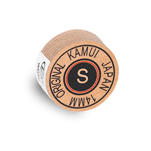 KAMUI Original laminierte Billard-Queue-Spitze – 1 Stück (weich, 14 mm) KAMUI Original laminierte Billard-Queue-Spitze – 1 Stück (weich, 14 mm)