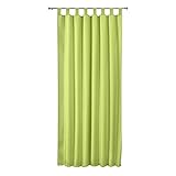 Die Vorhänge aus pflegeleichtem Polyester lassen sich bei niedriger Temperatur problemlos bügeln und sind bei 30°C schonend waschbar (dunkle Farben separat waschen)