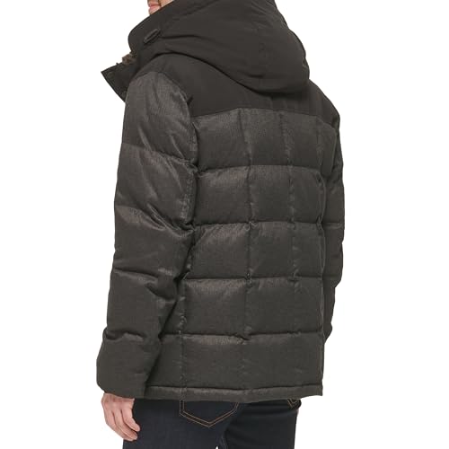 Image of Cole Haan Men's Quilted Flannel Packable Down Parka