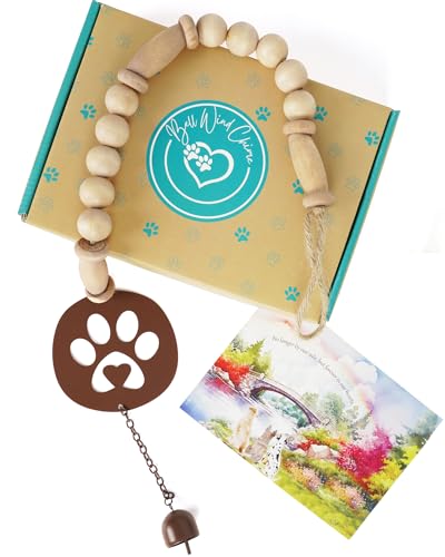 Pet-Memorial-Wind-Chime-Dog-Memorial-Gifts-for-Loss-of-Dog-Dog-Bereavement-Gifts--Pet-Remembrance-Gift-in-Memory-of-Dog-or-Cat-Paw-Print-Windchime-with-Rainbow-Bridge-Card