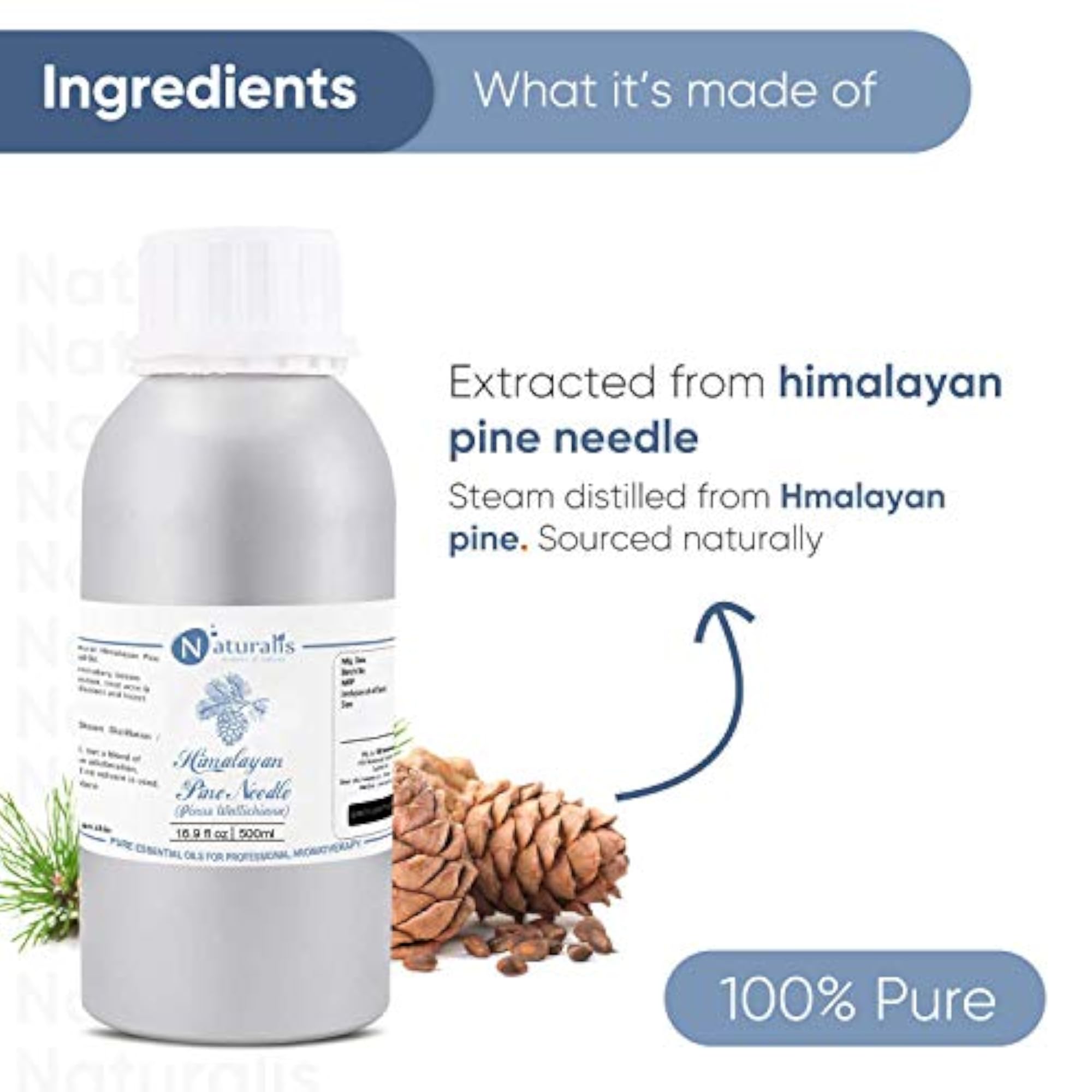 Naturalis Himalayan Pine Needle Essential Oil for Relaxation