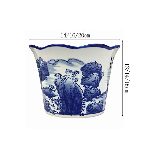 Pot de fleur en céramique peint à la main, cadeau idéal pour passionnés - 3