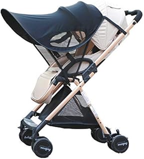 WIKEA Sombrilla para cochecito de bebé, toldo para carritos de bebé, cochecito de sol sombrilla toldo protector solar protección UV