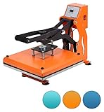 [ ANWENDUNG ] ✔ Sie können Ihre T-Shirts Pullover mit dieser Transfer-Presse selbst be-drucken ✔ Diese Bügel-Presse beherrscht Thermo Sublimation Druck-Verfahren Textil-Druck mit Flock-Folie oder Flex-Folie, Transfer-Folie oder Textil-Farbe