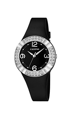 Preisvergleich Produktbild Calypso Damen Analog Quarz Uhr mit Plastik Armband K5659 / 4