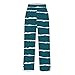Capri Pants for Womens Striped Lounge High Elastic Waist Loose Fit Comfy Workout Fashion Summer Pant with Pockets S-2XL Light Blue