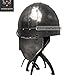 MEDIEVAL HANDICRAFTS STORE Armor Spangenhelm Viking Cosplay Celtic Skyrim Helmet Perfect for LARP, SCA Halloween Costume Silver