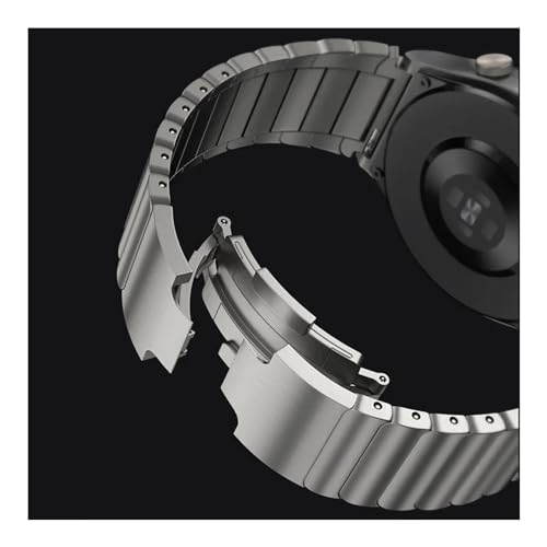 Correa de reloj de acero inoxidable de 22 mm compatible con Watch 4 GT2 6