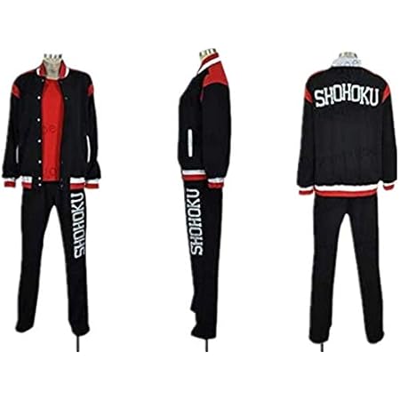 Amazon スラムダンク 流川楓 三井寿風 湘北 ジャージ コスプレ衣装 コスプレ服 文化祭 ハロウイーン パーティー 変装 仮装 Cosplay衣装 男 M コスプレ 仮装 通販
