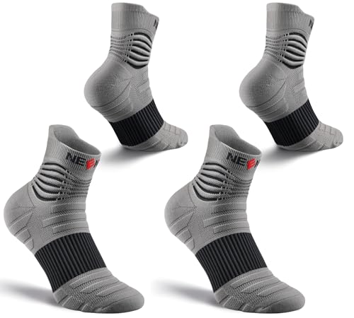 NEENCA Medical Compression Socks for Women & Men Circulation—2 Pairs, Ankle Compression Stockings for Pain Relief, Plantar Fasciitis, Swelling, Running, Nurses, Travel, Pregnancy, Flying. 20-30 mmHg