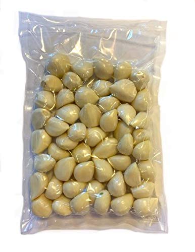Amazon.co.jp: むきにんにく520g 青森県産ホワイト六片種にんにく 剥き 