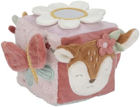 Little Dutch Fabric Touch Cube Play Cube Activity Cube Deer Pink ...