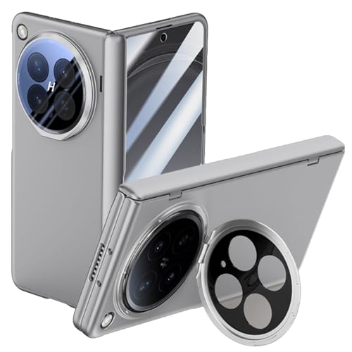 MEIXILU �K�p�Ώ�OPPO Find N6�p�V�F���A�S�ʃ����Y�ی�X�^���h�t���d�b�J�o�[�A�����X�N���[���v���e�N�^�[�A�q���W�t���Ռ��h�~�P�[�X,�O���[,N6