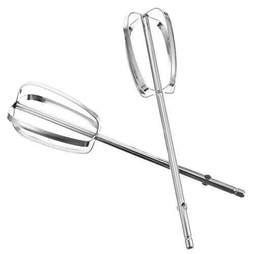 IMIKEYA 2 Paires Main mousseur à Lait mélangeurs mélangeur d'oeufs au Lait mélangeur de crème aux Oeufs Portable Petits Oeufs Tige d'agitation Outil de Cuisson mixeur Réutilisable