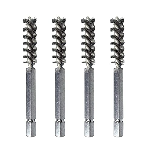 2/4PCS Clubs Head Hosel Brush Club Brush Wire Brush Electric Drill Wire Brush Cleanup Club Epoxy