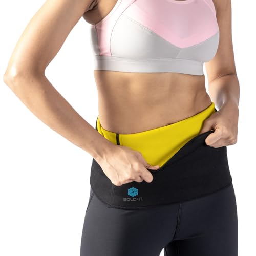 Image of Boldfit Tummy Shaper for Women & Men Sweat Slim Belt Tummy Shapewear for Belly Body Shaper for Stomach Fitness Belt for Exercise & Workout Waist Hips Supports for Man and Women Tucker Body Shaperwear