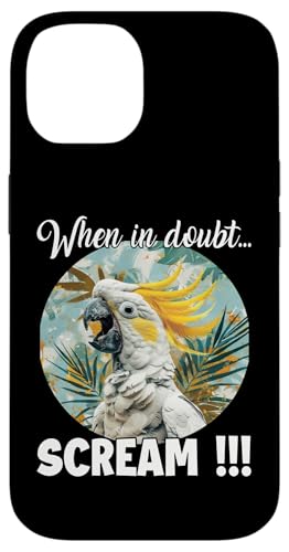 Cockatoo Meme T�A������̂��߂̖ʔ������уI�E�� �X�}�z�P�[�X iPhone 14 �p