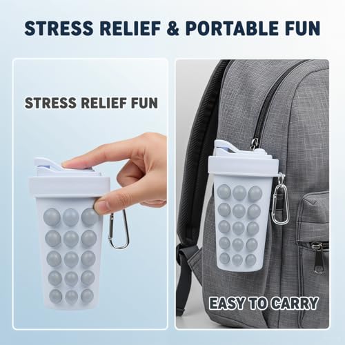 Molde de hielo flexible con pajilla azul miniatura 7