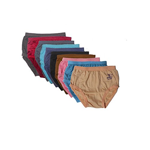 New Day Baby Girls' Cotton Panties Pack Of Ten 18 - 24 Months Multi-Coloured