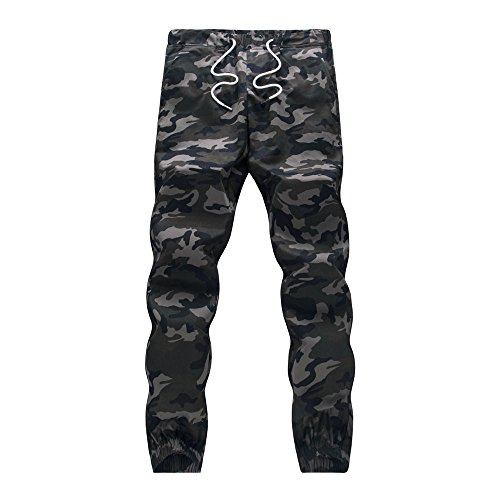 Mens Camo Joggers Pants Drawstring Casual Camouflage Jogger Sweatpants Sport Stretch Trousers Slim fit…