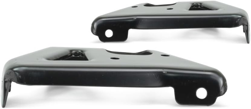for Chevy Silverado 2500 HD / 3500 HD 2011 2012 2013 2014 Bumper Support Bracket Driver and Passenger Side | Pair | Front | Outer Extension | GM1062101, GM1063101 | 25883347, 25883348