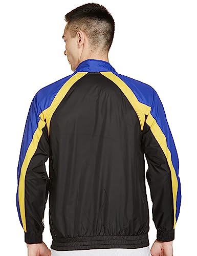 Image of The Indian Garage Co Men Regular Fit Colorblocked Wind Cheater