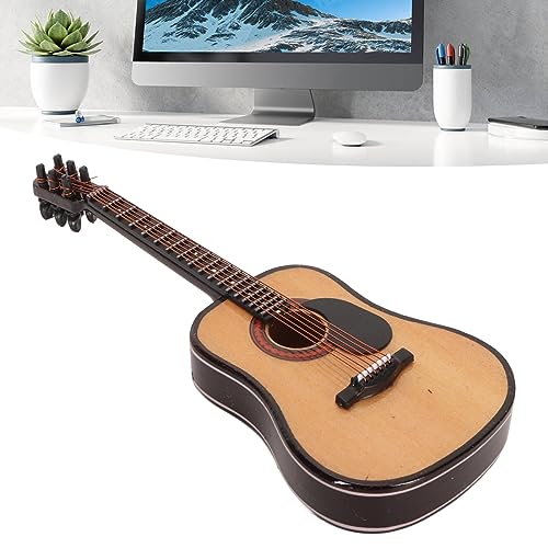 Modèle de Guitare Miniature en Bois, Mini Instrument de Musique à Surface Enduite, Haute Simulation, Respectueux de l’environnement avec Support et étui pour la Maison - Les Beatles, Paul McCartney, John Lennon, RIngo Starr, George Harrison Modèle de Guitare Miniature en Bois, Mini Instrument de Musique à Surface Enduite, Haute Simulation, Respectueux de l'environnement avec Support et étui pour la Maison – Image 5