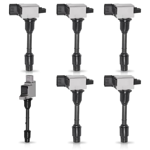 ENA Set of 6 Ignition Coil Pack 2000 2001 3.3 3.5 Compatible with Infiniti Nissan Pathfinder QX4 00 01 3.3L 3.5L V6 Coils Replacement for C1335 C1332 UF331 UF328 224484W000 224484W011