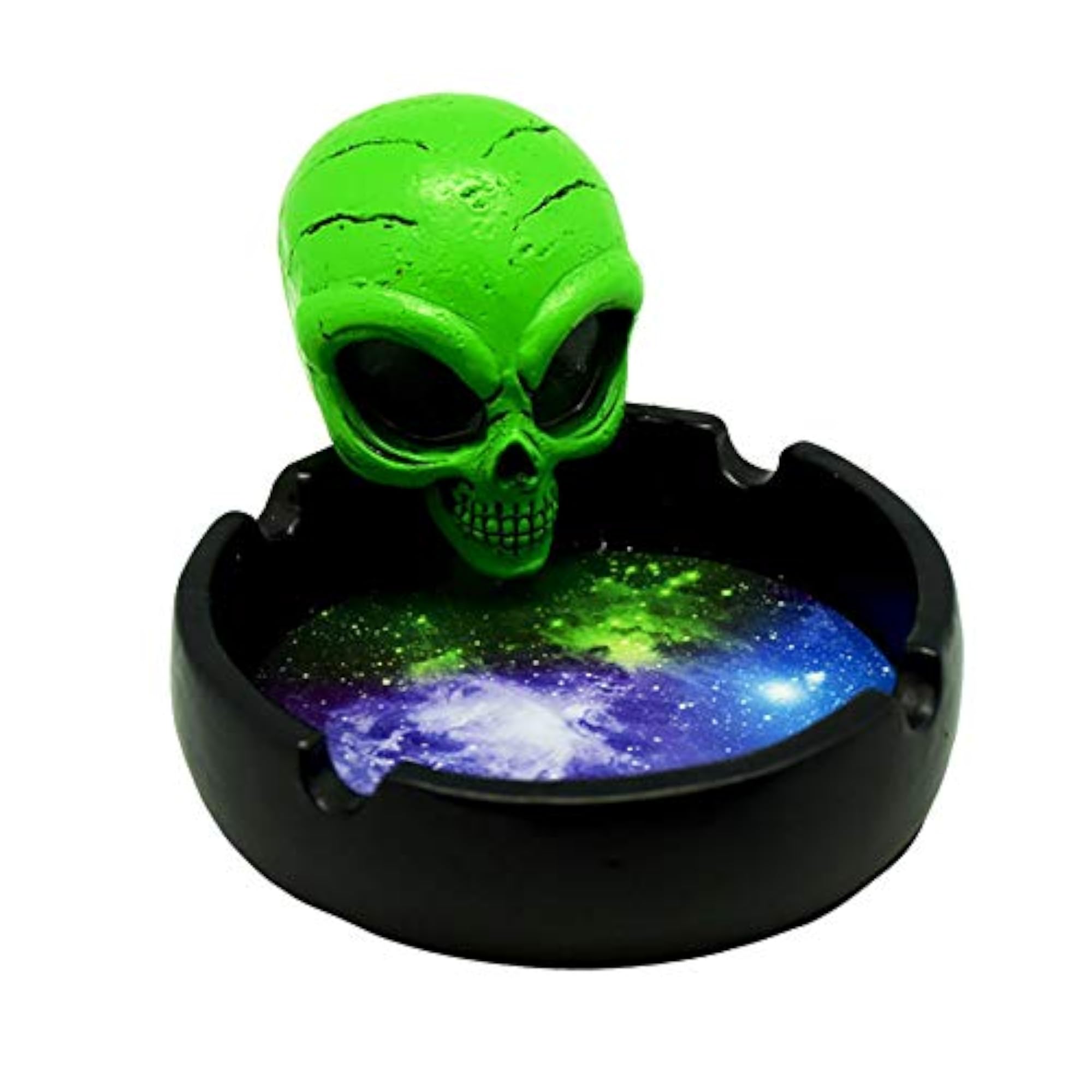 Angry Space Alien Ashtray - Unique Design