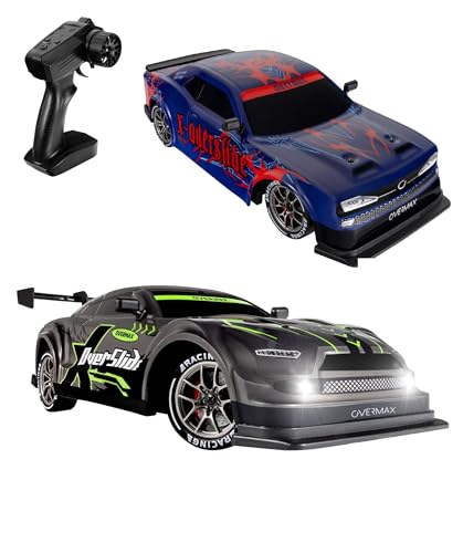 VELOCITÀ E PRESTAZIONI: l'auto telecomandata per bambini RC accelera fino a 20 km/h con una portata del controller di 80 m. 2 modalità di guida consentono di adattare le prestazioni alle capacità dell'utente. Il set include due batterie con capacità di 500 mAh. Il tempo di funzionamento dopo la ricarica completa di una pila consente la guida ad alte prestazioni dopo 20 min (in totale 40 min).