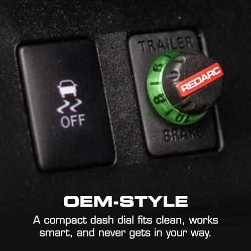 Image of REDARC Tow-Pro Elite Electric Trailer Brake Controller Kit for Toyota Land Cruiser, Sequoia, 4Runner, Dual Braking Modes, Plug and Play Install, 12V /24V Compatible to Tow RV, Camper, Trailer, Boat