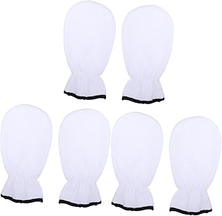 FOMIYES 3 Pares Máscara Esfoliante Para As Mãos Luvas Para Mãos Secas Luvas Hidratantes Luvas Espessadas Luvas Para Psoríase Luva Esfoliante Gel Corporal Luvas De Spa Para As Mãos