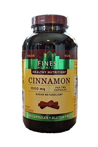 Finest Nutrition Cinnamon 1000mg, Capsules 350 Ea by Finest Nutrition