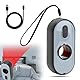 Versteckte Kamera Detektor, 3 in 1 Wanzen Detektor mit Vibrationsalarm&LEDTaschenlampe, Anti-Spy Infrarot Scanner, Versteckte Kameras Aufspüren Hidden Camera Detector Anti-Spionage für Hotel (Schwarz)