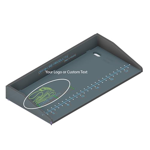 Custom Engraved Offshore Products 24 Inch Fishing Fillet Board No Mount with Integrated Knife Sharpener