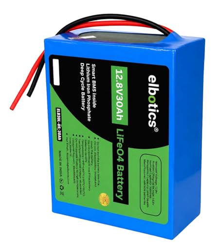 Image of 12.8V 30Ah (384Wh) LiFePO4 Phosphate Battery with Smart BMS Solar Inverter Backup 2000+ Cycles 3 Year Warranty