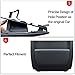 Jaronx Compatible with BMW Seat Back Pocket Cover, Genuine Leather Back Seat Pocket Panel Covers Backrest Replacement Compatible with BMW 5 Series F10 F11 F07, 7 Series F01 F02 (Black)
